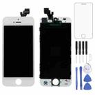 Original LCD Screen for iPhone 5 Digitizer Full Assembly with Frame (White) - 1