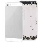 Full Housing Alloy Back Cover for iPhone 5(White) - 1