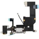 Original Tail Connector Charger Flex Cable + Headphone Audio Jack Ribbon Flex Cable for iPhone 5(White) - 3