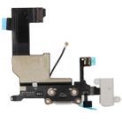 Original Tail Connector Charger Flex Cable + Headphone Audio Jack Ribbon Flex Cable for iPhone 5(White) - 4