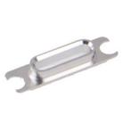 Original Tail Connector Hole Rack for iPhone 5(Silver) - 1