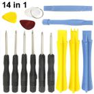 14 in 1 (Screwdrivers + Plastic Opening Tools) Professional Premium Precision Phone Disassembly Tool - 2