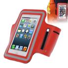 Sports Armband Case with Earphone Hole for iPhone 5 & 5C & 5S(Red) - 1