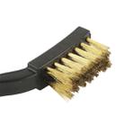 Electronic Component Curved Handle Anti-static Golden Brush, Length: 17.5cm - 3