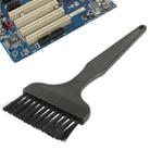Electronic Component 12 Beam Flat Handle Antistatic Cleaning Brush, Length: 17cm(Black) - 1