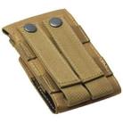 Army Combat Travel Utility Hook and Loop Fastener Belt Pouch Bum Bag Mobile Phone Money(Coffee) - 4