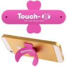 100 PCS Touch-u One Touch Universal Silicone Stand Holder(Magenta) - 2