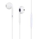 3.5mm Wired Control Earphone with Mic (Silver Net) - 1