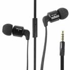 Awei ES600i Noodle Style 3.5mm Universal Headset with Hear Speaker Control & Microphone for iPhone / iPad / iPod touch, Galaxy SIV / SIII / Note II / Premier, Nokia Lumia Series, LG Optimus Series, HTC / Motorola / Sony Xperia Series etc.(Black) - 2