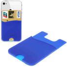 Smart Wallet Silicone Card Holder for iPhone Series(Blue) - 1