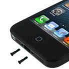 20 PCS for iPhone 5 / 5S Original Dock Screws(Black) - 1