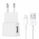 Charger Sync Cable + EU Plug Travel Charger(White) - 1