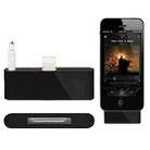 30 Pin to 8 Pin Audio Adapter with 3.5mm Jack for iPhone 5 & 5C & 5S(Black) - 1