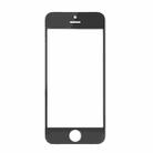 Front Screen Outer Glass Lens(Black) for iPhone 5S  - 2