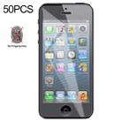 50 PCS Non-Full Matte Frosted Tempered Glass Film for iPhone 5 / 5S / 5C - 1