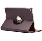 360 Degree Rotation Litchi Texture Flip Leather Case with 2 Gears Holder for iPad Air 2(Brown) - 1