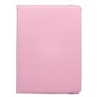 360 Degree Rotation Litchi Texture Flip Leather Case with 2 Gears Holder for iPad Air 2(Pink) - 2