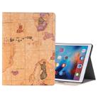 Retro World Map Pattern Leather Case with Holder & Card Slots & Wallet for iPad Air 2, Random Delivery(Dark Brown) - 1