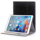 Crocodile Texture Horizontal Flip Leather Case with Holder & Card Slots & Wallet for iPad Air 2(Black) - 1