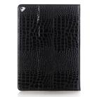Crocodile Texture Horizontal Flip Leather Case with Holder & Card Slots & Wallet for iPad Air 2(Black) - 3