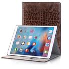 Crocodile Texture Horizontal Flip Leather Case with Holder & Card Slots & Wallet for iPad Air 2(Brown) - 1