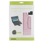 For iPad Air 2 Bluetooth Keyboard Litchi Texture Tablet Case with Holder and Sleep Function(Pink) - 9