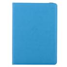 360 Degree Rotation Smart Cover Leather Case with Holder & Card Slots for iPad Air 2 / iPad 6(Blue) - 2