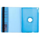 360 Degree Rotation Smart Cover Leather Case with Holder & Card Slots for iPad Air 2 / iPad 6(Blue) - 5
