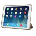 3-fold Naturally Treated Smart Leather Case with Sleep / Wake-up Function & Holder for iPad Air 2(Grey) - 5
