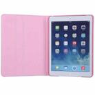 Crown Plaid Texture Horizontal Flip Smart Leather Case with Holder for iPad Air 2 / iPad 6(Magenta) - 4