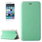 Oracle Texture Horizontal Flip Leather Case with Holder for iPhone 6 & 6S(Green) - 1