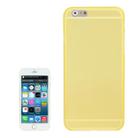0.3mm Ultra-thin Polycarbonate Material PC Protection Shell for iPhone 6 & 6s, Transparent Version / Matte Edition(Yellow) - 1