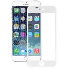 Front Screen Outer Glass Lens for iPhone 6(White) - 1