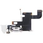 Charging Port Dock Connector Flex Cable  for iPhone 6(White) - 1