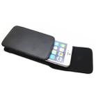 Universal Vertical Style Leather Case with Belt Clip for iPhone 6 / Galaxy S IV / i9500 / Alpha(Black) - 1