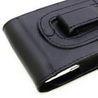 Universal Vertical Style Leather Case with Belt Clip for iPhone 6 / Galaxy S IV / i9500 / Alpha(Black) - 4