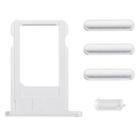 Card Tray & Volume Control Key & Screen Lock Key & Mute Switch Vibrator Key Kit for iPhone 6 (Platinum) - 3