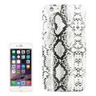 For iPhone 6 Snakeskin Pattern Paste Skin Hard Case(White) - 1