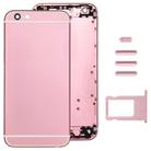 Full Assembly Housing Cover for iPhone 6, Including Back Cover & Card Tray & Volume Control Key & Power Button & Mute Switch Vibrator Key(Pink) - 1