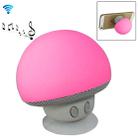 Mushroom Shape Bluetooth Speaker with Suction Holder(Pink) - 1