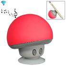 Mushroom Shape Bluetooth Speaker with Suction Holder(Red) - 1
