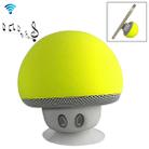 Mushroom Shape Bluetooth Speaker with Suction Holder(Yellow) - 1