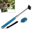 3 in 1 Kit Monopod + Phone Holder Clip + Bluetooth Remote Shutter, Max Length: 1.02m, for iPhone, Samsung, HTC, LG, Sony, Huawei, Lenovo, Xiaomi and other Smartphones(Blue) - 1