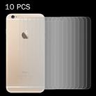 10 PCS for iPhone 6 / 6S 0.26mm Explosion-proof Back Screen Protector Tempered Glass Film - 1
