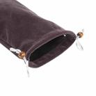 Universal Leisure Cotton Flock Cloth Carry Bag with Lanyard for iPhone 6 / Galaxy S6 / S5 / G900 / S IV / i9500 / SIII / i9300(Coffee) - 3