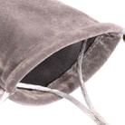 Universal Leisure Cotton Flock Cloth Carry Bag with Lanyard for iPhone 6 / Galaxy S6 / S5 / G900 / S IV / i9500 / SIII / i9300(Coffee) - 5