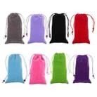 Universal Leisure Cotton Flock Cloth Carry Bag with Lanyard for iPhone 6 / Galaxy S6 / S5 / G900 / S IV / i9500 / SIII / i9300(Coffee) - 6