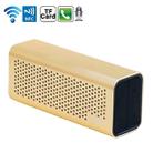 YM-308 Portable Rechargeable NFC Bluetooth Speaker, Support TF Card(Gold) - 1