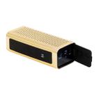 YM-308 Portable Rechargeable NFC Bluetooth Speaker, Support TF Card(Gold) - 3