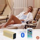 YM-308 Portable Rechargeable NFC Bluetooth Speaker, Support TF Card(Gold) - 8